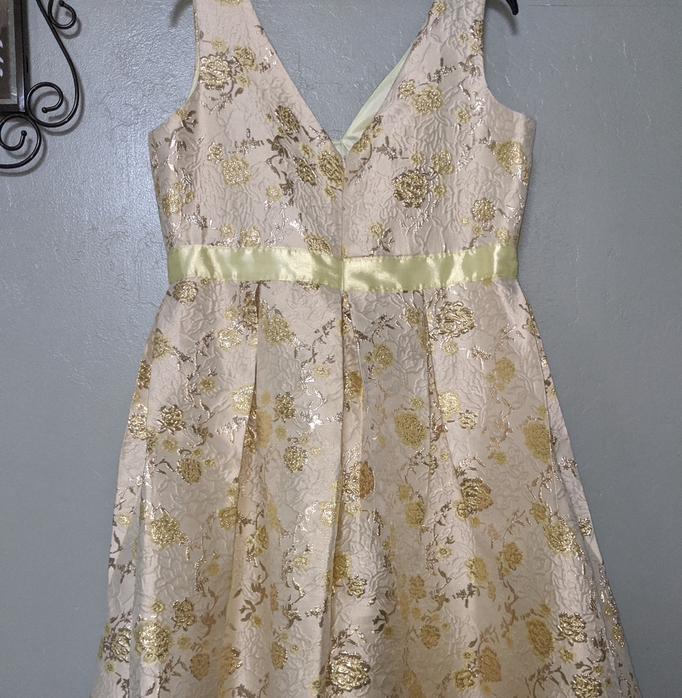 Yellow party dress